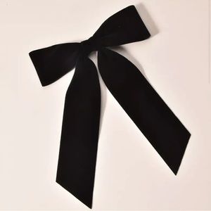 NWOT Black Velvet Hair Clip